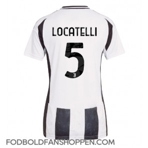 Juventus Manuel Locatelli #5 Hjemmebanetrøje Dame 2024-25 Kortærmet